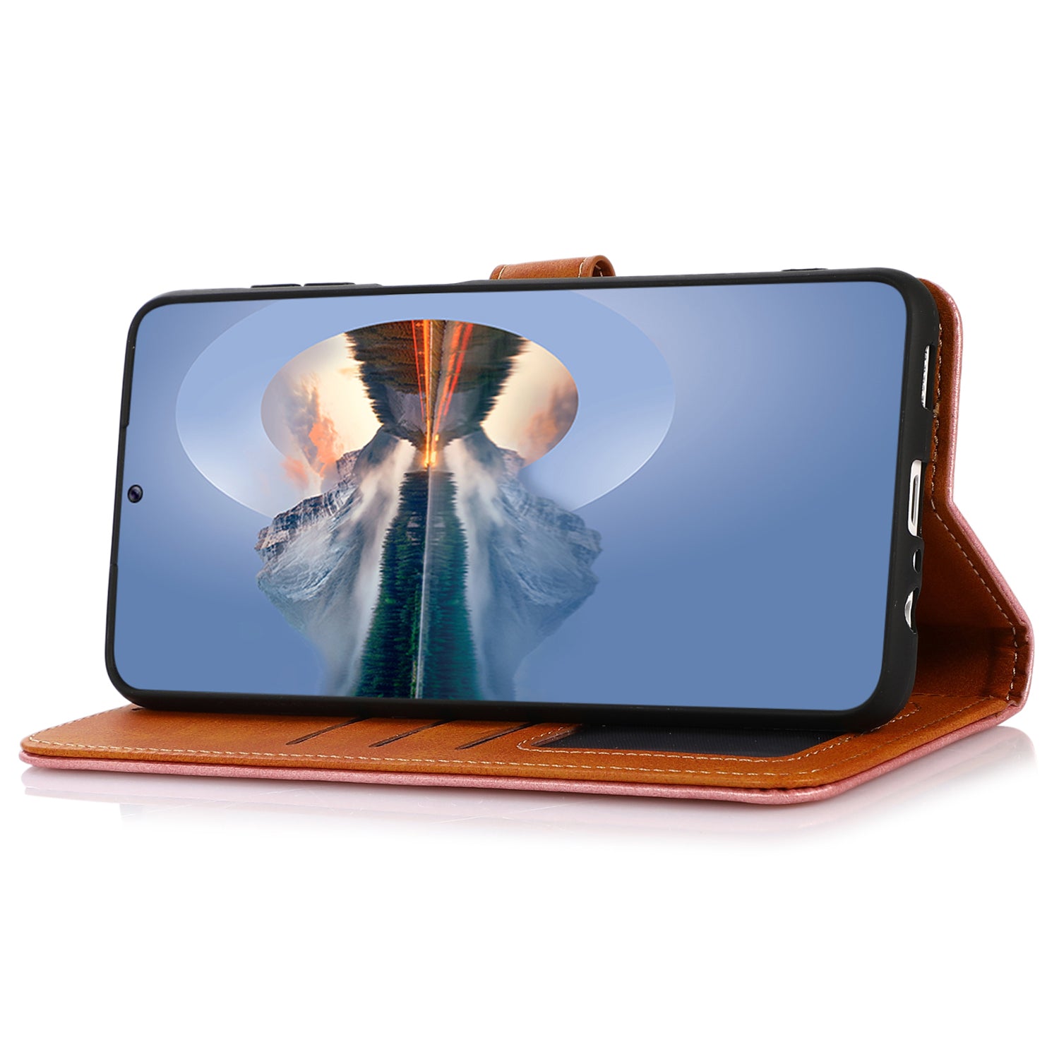KHAZNEH For Motorola Moto E13 4G Phone Wallet Case Cowhide Texture PU Leather Gold Buckle Stand Phone Cover KHAZNEH For Motorola Moto E13 4G Phone Wallet Case Cowhide Texture PU Leather Gold Buckle Stand Phone Cover